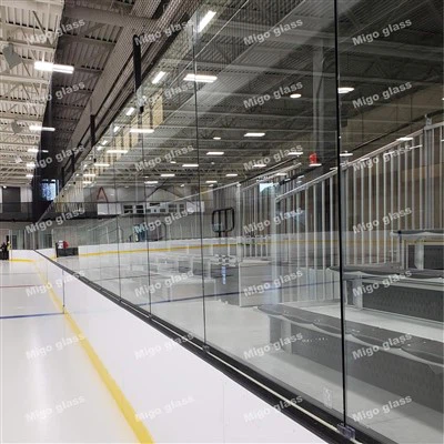 משטח הוקי זכוכית מזג